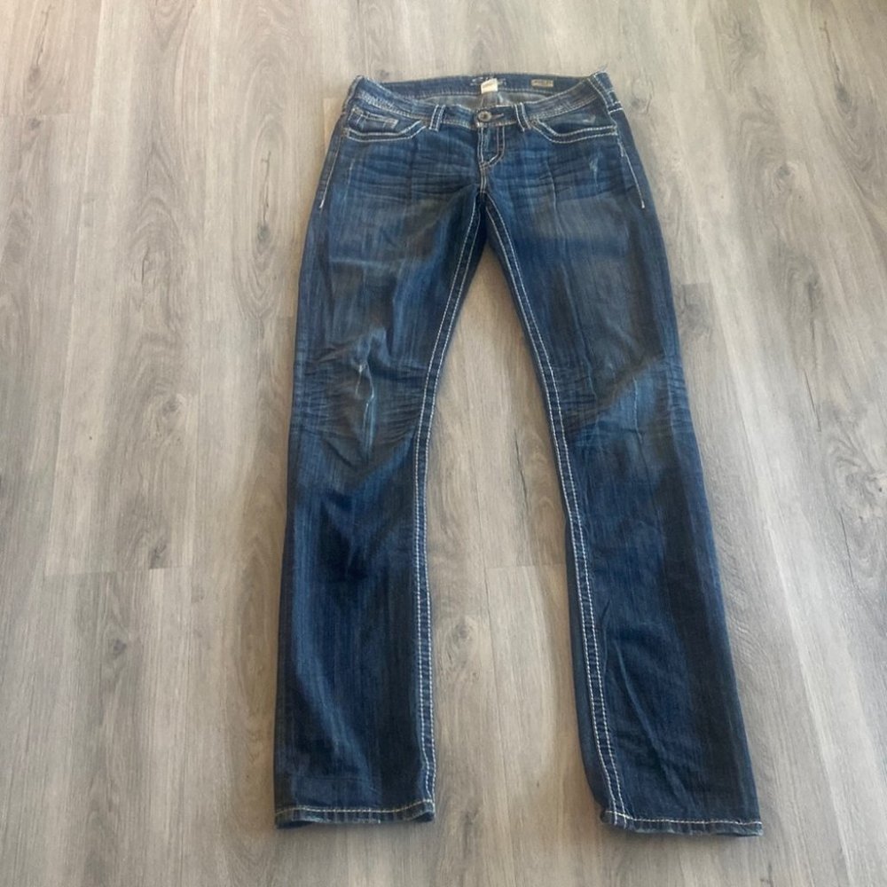 Silver Jeans Berkley straight leg jeans size 29 TALL